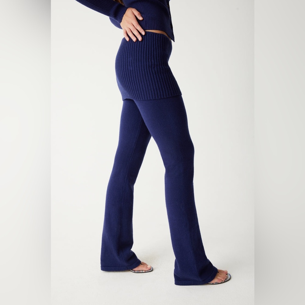 Frankie’s Bikinis Mason Cloud Knit Flare Pant